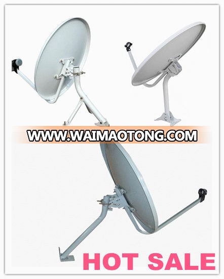 dish satellite TV antenna receiver/Ku band 60 cm satellite dish antenna